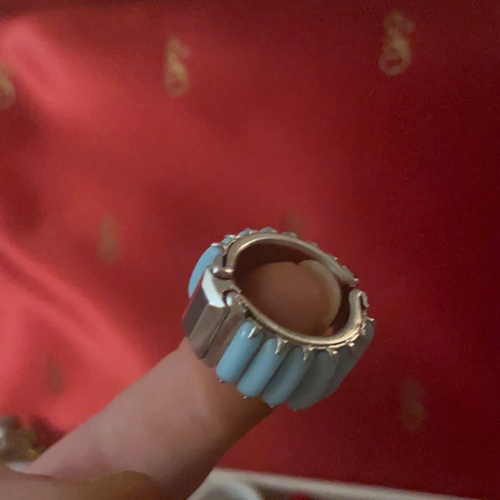 Sterling silver and turquoise ring